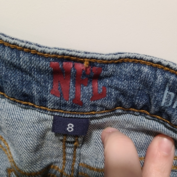NFL Patroits jean skirt size 8 - Picture 7 of 7